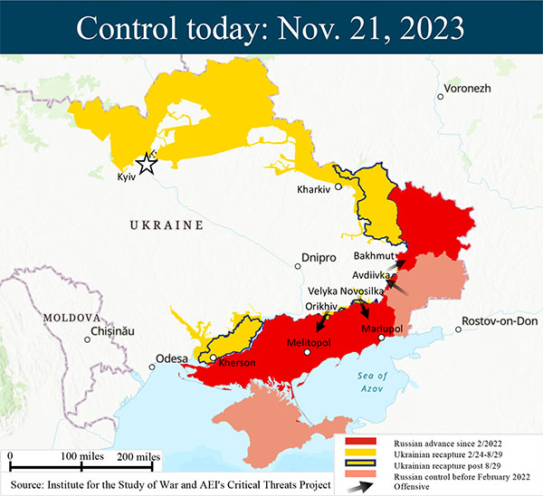 The RussiaUkraine War Report Card, Nov. 21, 2023 Russia Matters